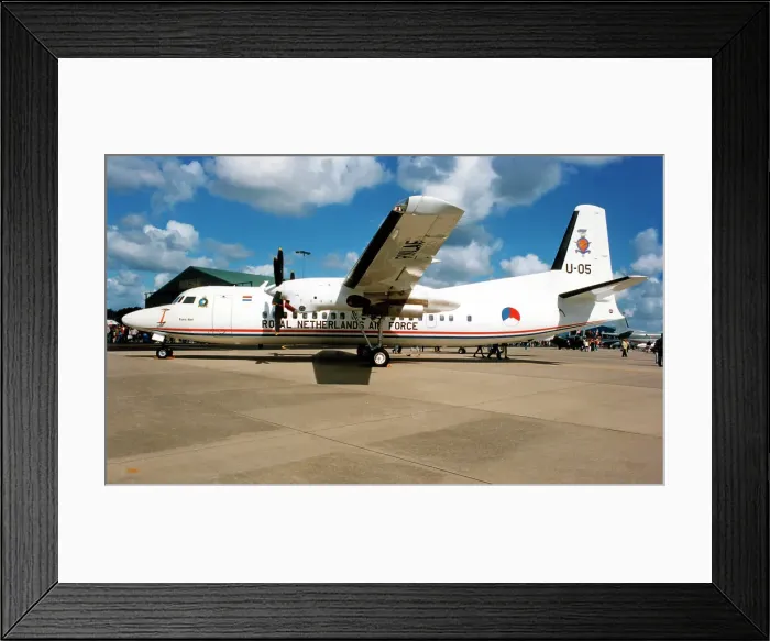 Framed Print : Fokker 50 U-05 Framed Print : Fokker 50 U-05