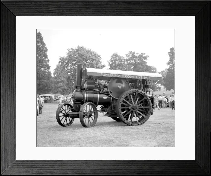 Framed Print : Fowler Road Locomotive Framed Print : Fowler Road Locomotive