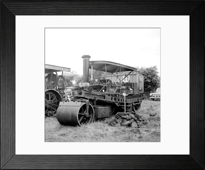 Framed Print : Robey Tri-Tandem Road Roller number 45655 Herts Wanderer Framed Print : Robey Tri-Tandem Road Roller number 45655 Herts Wanderer