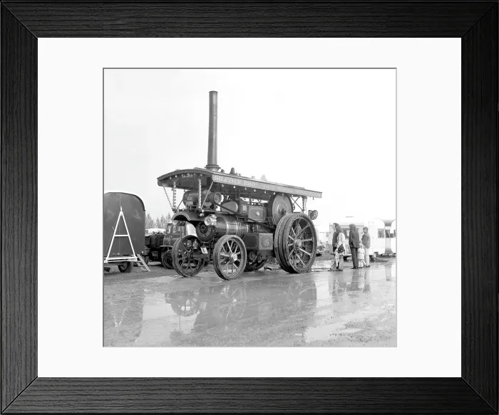Framed Print : Burrell Showman's Road Locomotive number 3334, The Bailie Framed Print : Burrell Showman's Road Locomotive number 3334, The Bailie