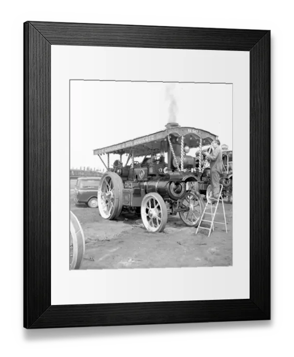 Framed Print : Burrell Showman's Road Locomotive number 3894 St Brannock Framed Print : Burrell Showman's Road Locomotive number 3894 St Brannock