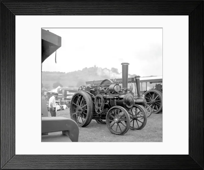 Framed Print : Fowler General Purpose Engine number 16044 Iron Ada