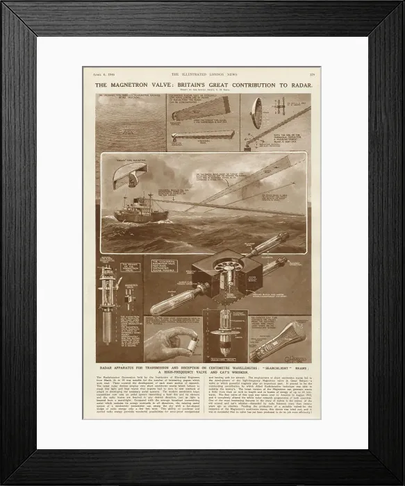 Framed Print : Magnetron Valve - Britain's Great Contribution to Radar Framed Print : Magnetron Valve - Britain's Great Contribution to Radar