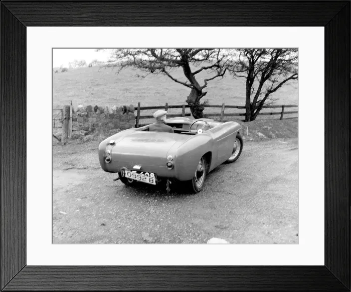 Framed Print : MGB custom 8096 WU, with trade plates 0992 B Framed Print : MGB custom 8096 WU, with trade plates 0992 B