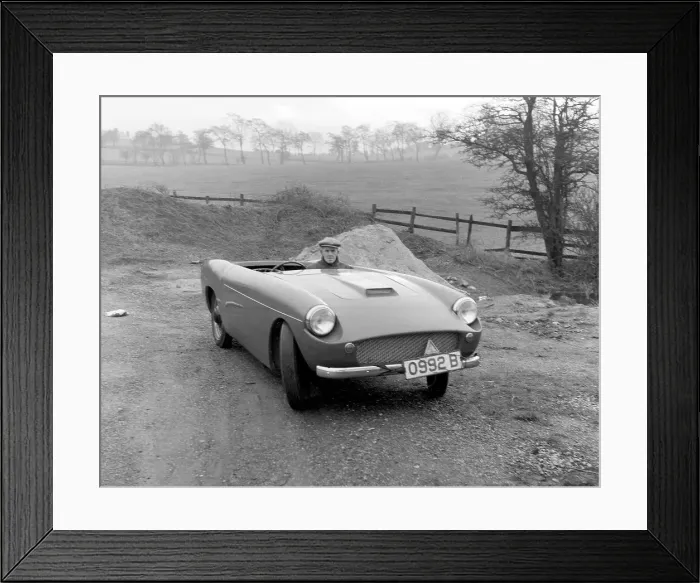 Framed Print : MGB custom 8096 WU, with trade plates 0992 B Framed Print : MGB custom 8096 WU, with trade plates 0992 B