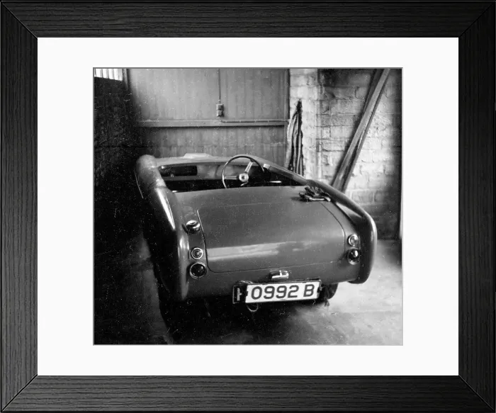 Framed Print : MGB custom 8096 WU, with trade plates 0992 B Framed Print : MGB custom 8096 WU, with trade plates 0992 B