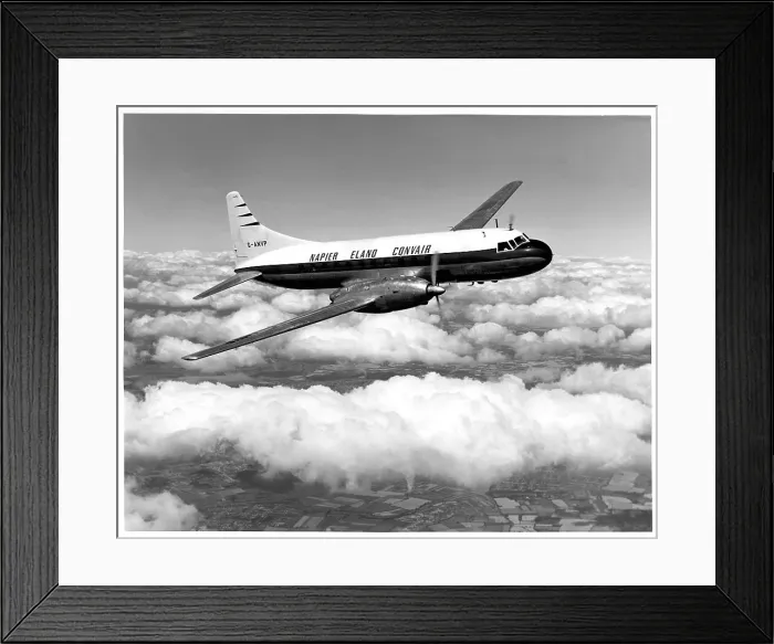 Framed Print : Napier Eland Convair Series 2 G-ANVP Framed Print : Napier Eland Convair Series 2 G-ANVP