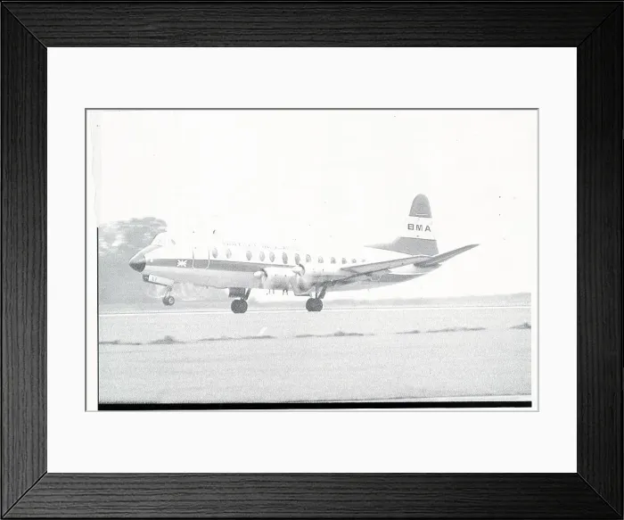 Framed Print : Vickers Viscount postcard printing production positive numbe Framed Print : Vickers Viscount postcard printing production positive numbe