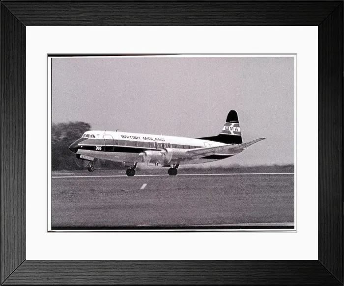 Framed Print : Vickers Viscount postcard printing production positive numbe Framed Print : Vickers Viscount postcard printing production positive numbe