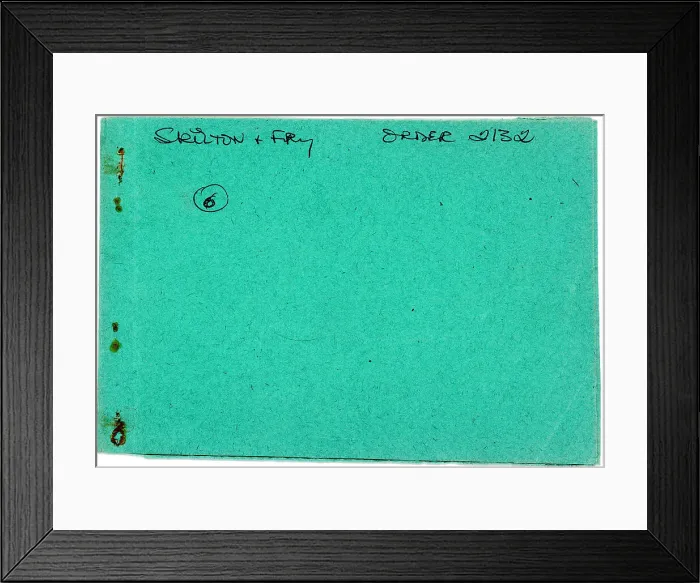 Framed Print : Skilton & Fry number 21302 - booklet cover Framed Print : Skilton & Fry number 21302 - booklet cover