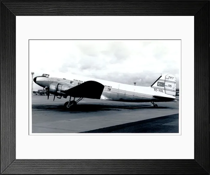 Framed Print : Douglas C-47A TC-YOL Framed Print : Douglas C-47A TC-YOL
