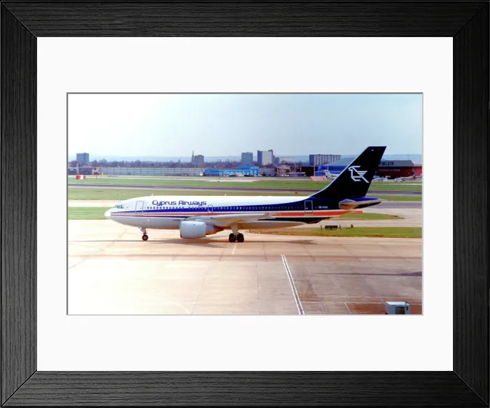Framed Print : Airbus A310-203 5B-DAQ Framed Print : Airbus A310-203 5B-DAQ