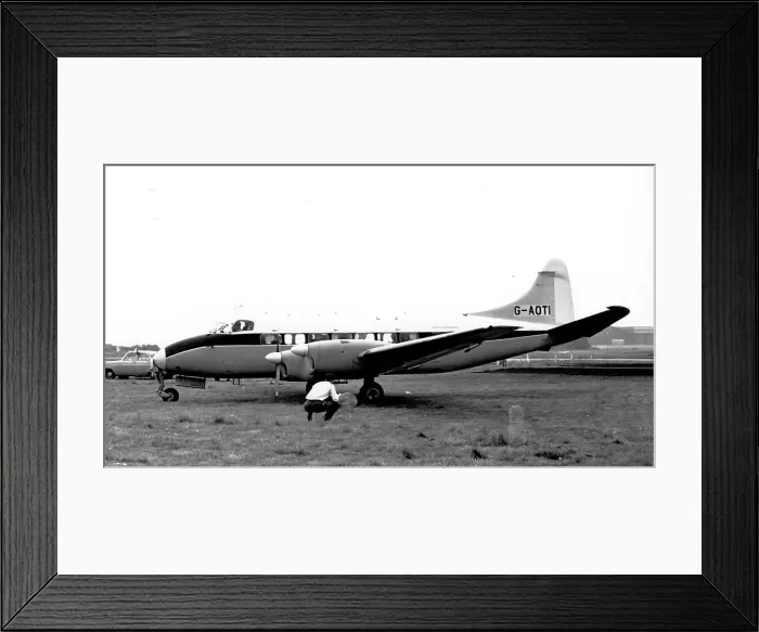 Framed Print : de Havilland DH. 114 Heron G-AOTI Framed Print : de Havilland DH. 114 Heron G-AOTI