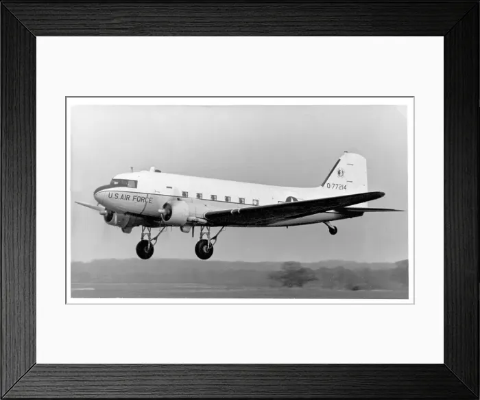 Framed Print : Douglas C-47B Skytrain 44-77214 Framed Print : Douglas C-47B Skytrain 44-77214
