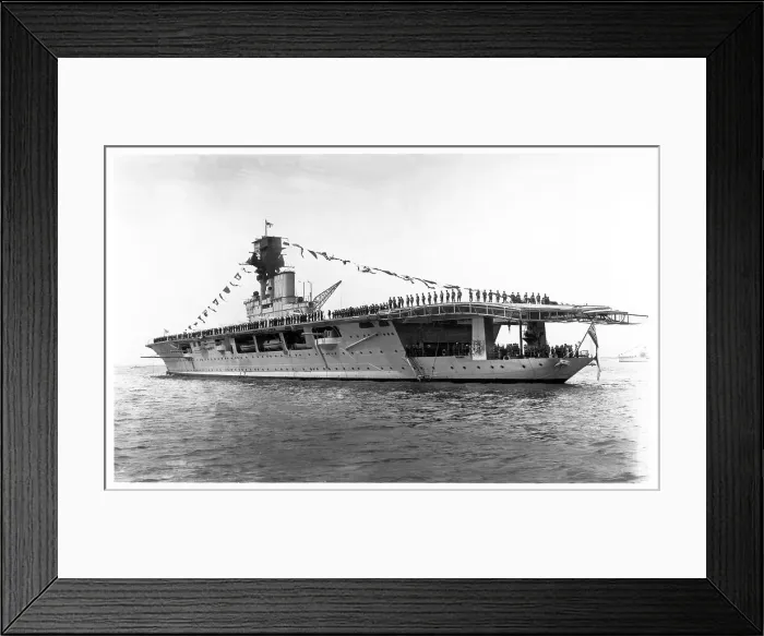 Framed Print : HMS Hermes 95