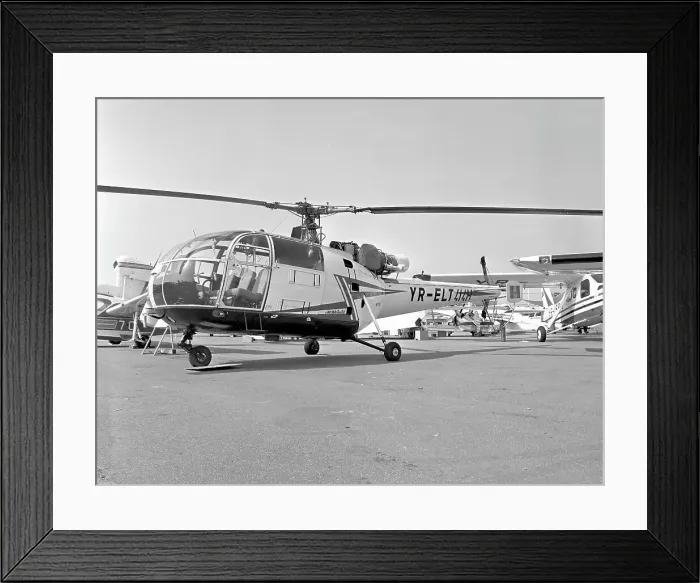 Framed Print : ICA-Brasov IAR-3160 Alouette III YR-ELT Framed Print : ICA-Brasov IAR-3160 Alouette III YR-ELT