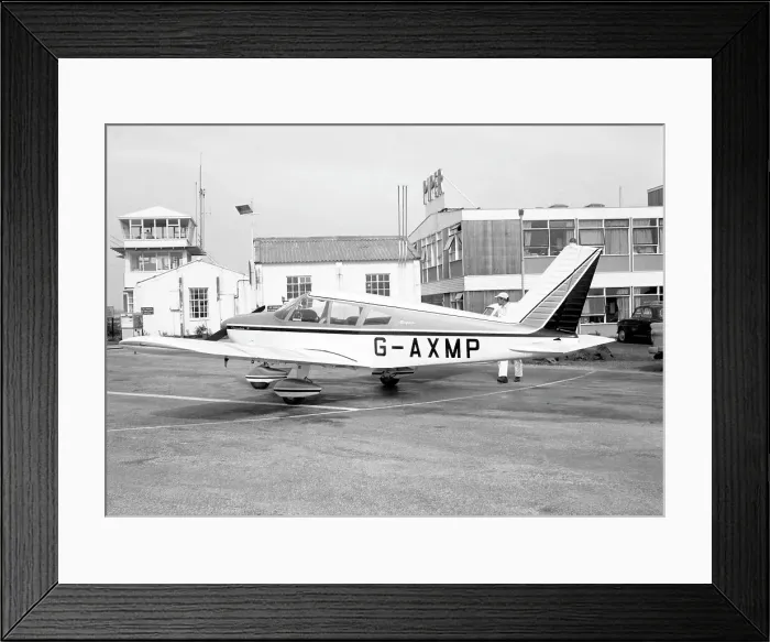 Framed Print : Piper Cherokee D G-AXMP Framed Print : Piper Cherokee D G-AXMP