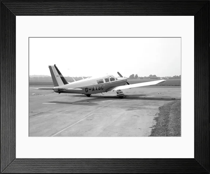 Framed Print : Piper Cherokee Six B G-AXBC Framed Print : Piper Cherokee Six B G-AXBC