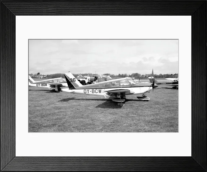 Framed Print : Piper Cherokee D OY-BCW Framed Print : Piper Cherokee D OY-BCW