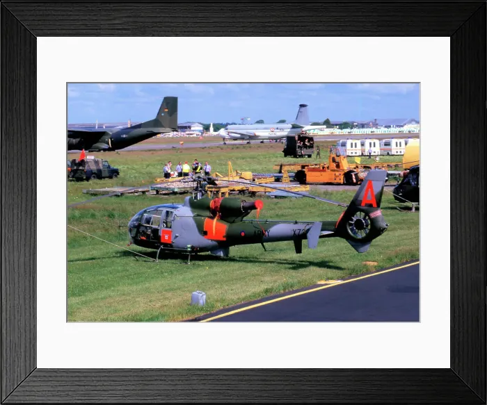 Framed Print : Westland SA. 341 Gazelle AH. 1 XZ333 - A Framed Print : Westland SA. 341 Gazelle AH. 1 XZ333 - A