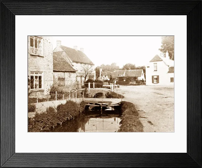 Framed Print : Ashton Keynes River Thames Victorian period Framed Print : Ashton Keynes River Thames Victorian period