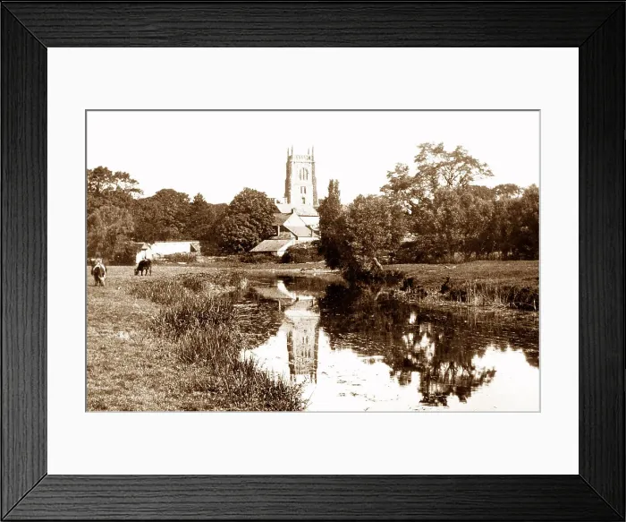 Framed Print : Kempsford River Thames Victorian period Framed Print : Kempsford River Thames Victorian period