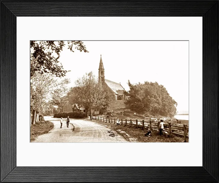 Framed Print : Clifton Hampton River Thames Victorian period Framed Print : Clifton Hampton River Thames Victorian period