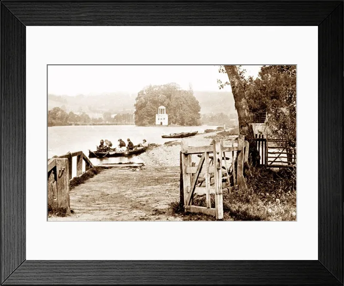 Framed Print : Regatta Island, River Thames, Henley Framed Print : Regatta Island, River Thames, Henley