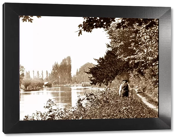Hedsor River Thames Victorian period