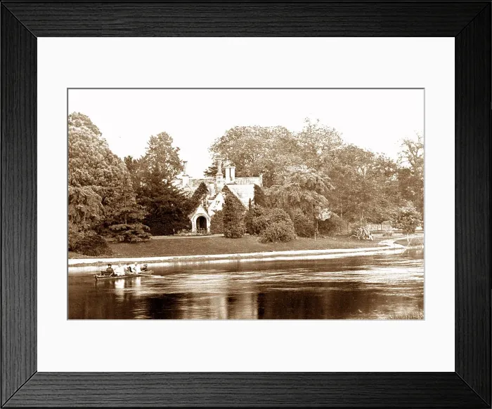 Framed Print : Magna Carta Island River Thames Victorian period Framed Print : Magna Carta Island River Thames Victorian period
