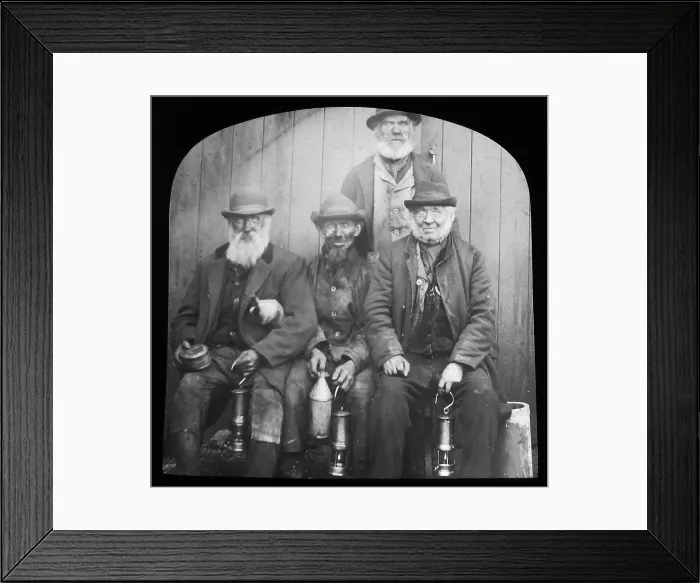 Framed Print : Miners, Aberdare Valley Framed Print : Miners, Aberdare Valley