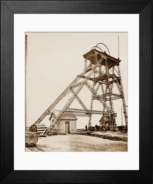 Framed Print : Coal mine headgear Framed Print : Coal mine headgear