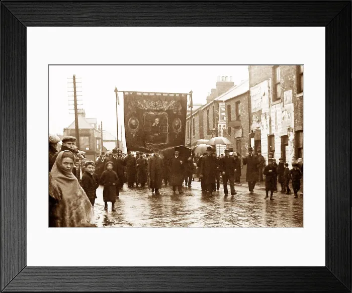 Framed Print : Miners Gala Parade early 1900s Framed Print : Miners Gala Parade early 1900s