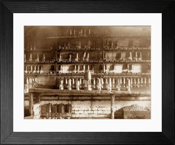 Framed Print : Coal mine lamp room Framed Print : Coal mine lamp room
