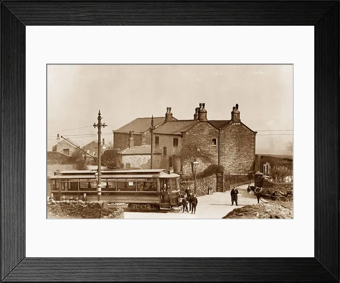 Framed Print : Burnley Causeway End early 1900s Framed Print : Burnley Causeway End early 1900s