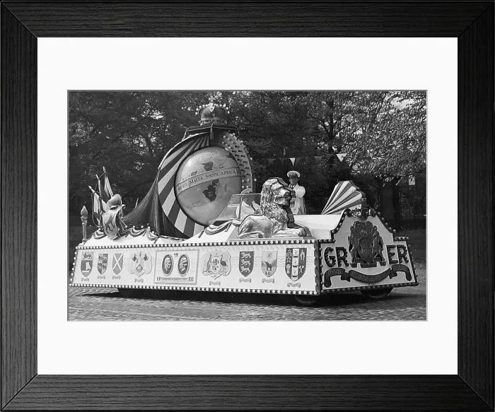 Framed Print : King George VI Coronation Tram, Burnley Framed Print : King George VI Coronation Tram, Burnley