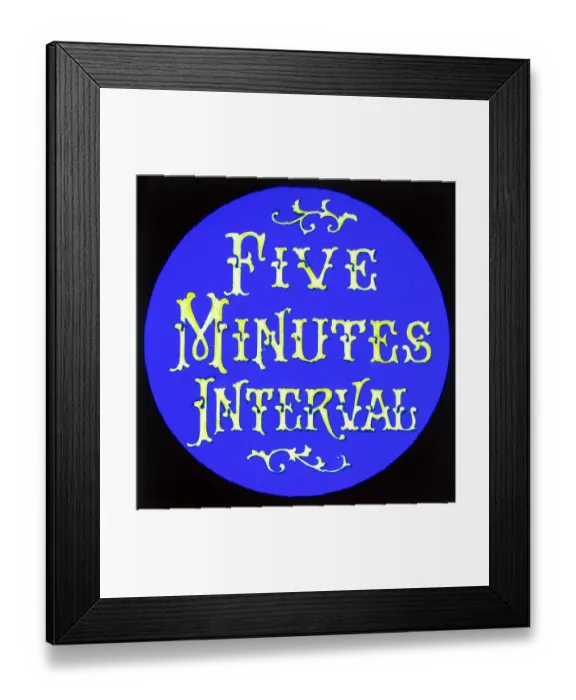 Framed Print : Victorian Magic Lantern Slide Interval Framed Print : Victorian Magic Lantern Slide Interval