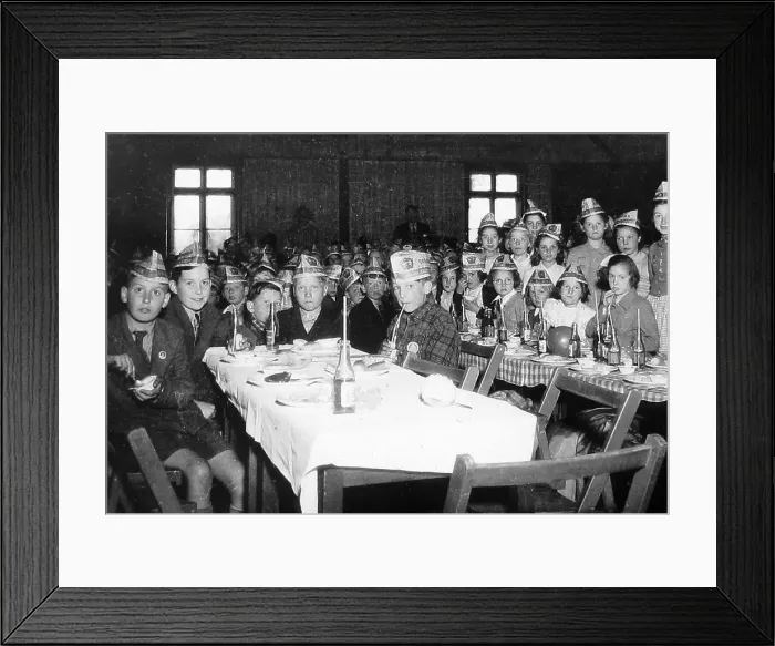 Framed Print : Queen Elizabeth II Coronation Children's Party 1953 Framed Print : Queen Elizabeth II Coronation Children's Party 1953