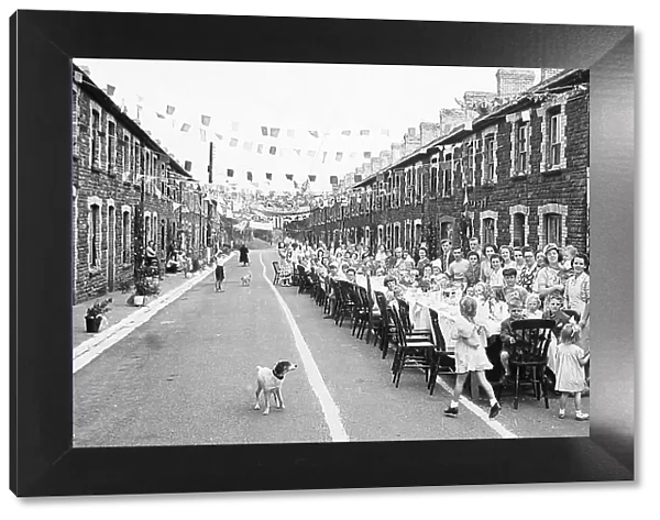 Queen Elizabeth II Coronation Children's Street Party 1953