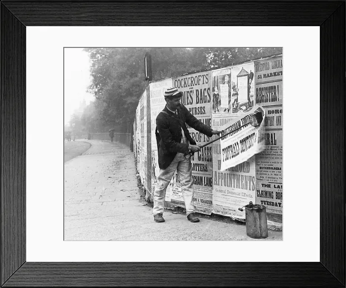 Framed Print : Bradford Bill Poster Victorian period Framed Print : Bradford Bill Poster Victorian period