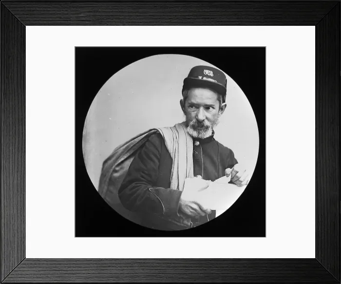 Framed Print : Postman Victorian period Framed Print : Postman Victorian period