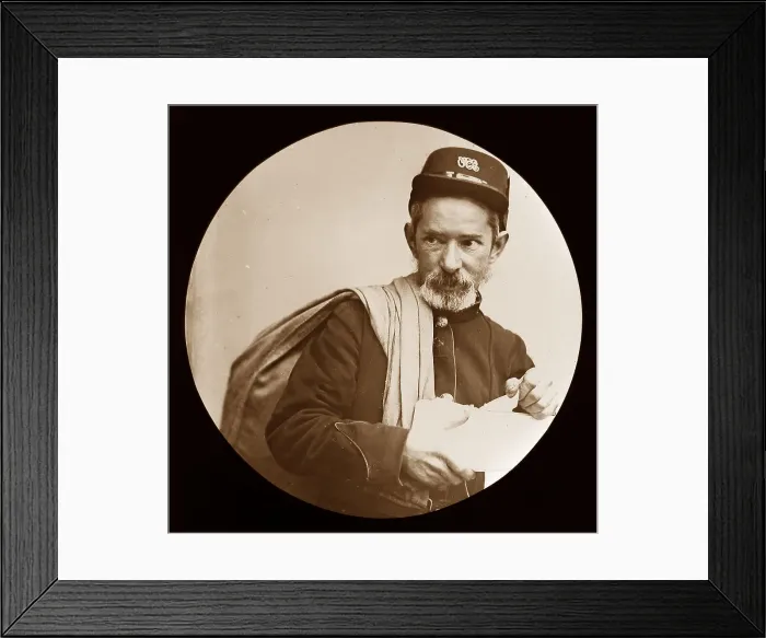 Framed Print : Victorian Postman Framed Print : Victorian Postman