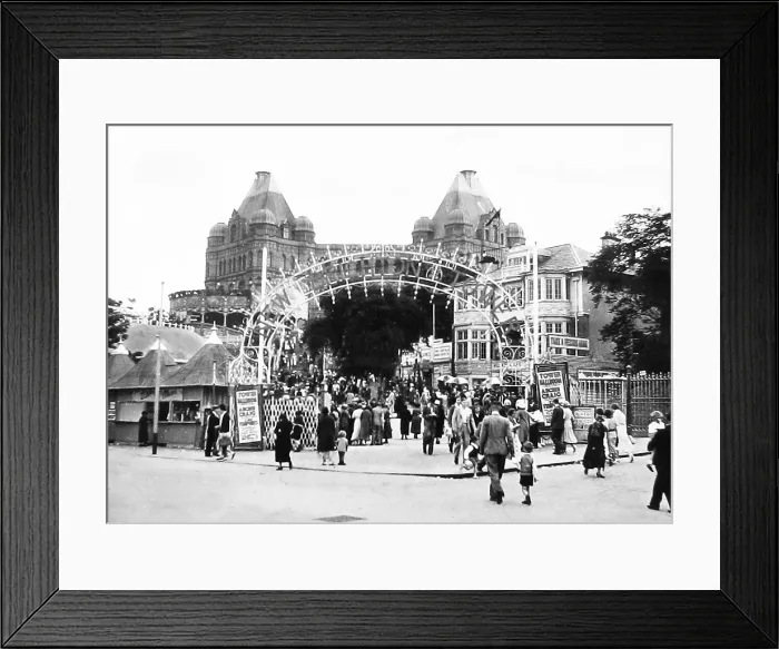 Framed Print : New Brighton Tower and Ballroom probably 1940s Framed Print : New Brighton Tower and Ballroom probably 1940s