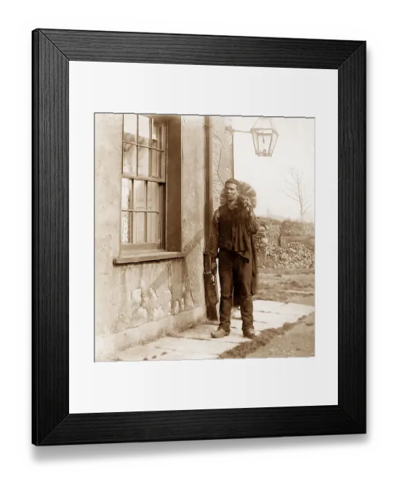 Framed Print : Chimney Sweep Victorian period Framed Print : Chimney Sweep Victorian period