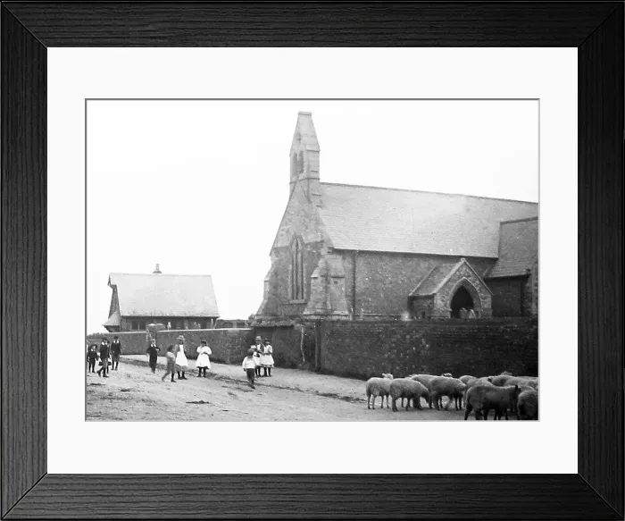Framed Print : Mowsley Leicestershire Victorian period Framed Print : Mowsley Leicestershire Victorian period