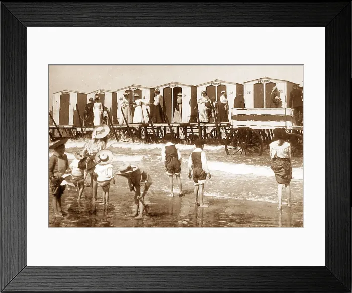 Framed Print : Margate Bathing machines Framed Print : Margate Bathing machines