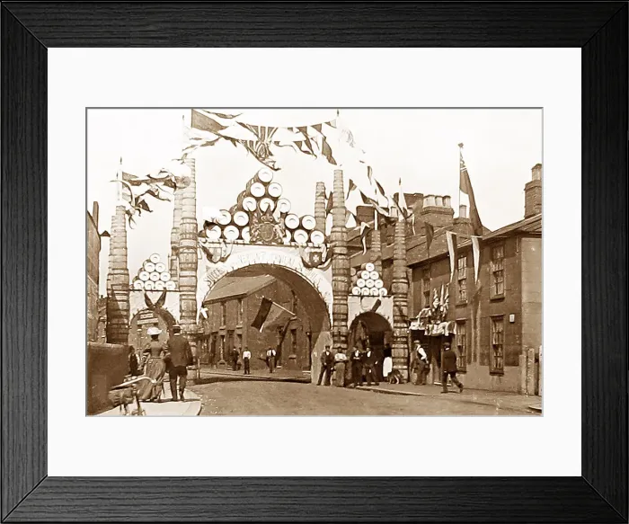Framed Print : Celebration Arch, Northwich Framed Print : Celebration Arch, Northwich