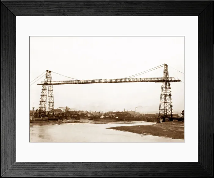 Framed Print : Newport Transporter Bridge early 1900s Framed Print : Newport Transporter Bridge early 1900s