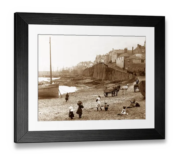 Framed Print : Newlyn Victorian period Framed Print : Newlyn Victorian period