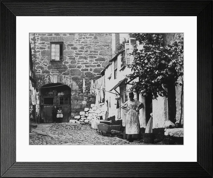 Framed Print : Newlyn Victorian period Framed Print : Newlyn Victorian period